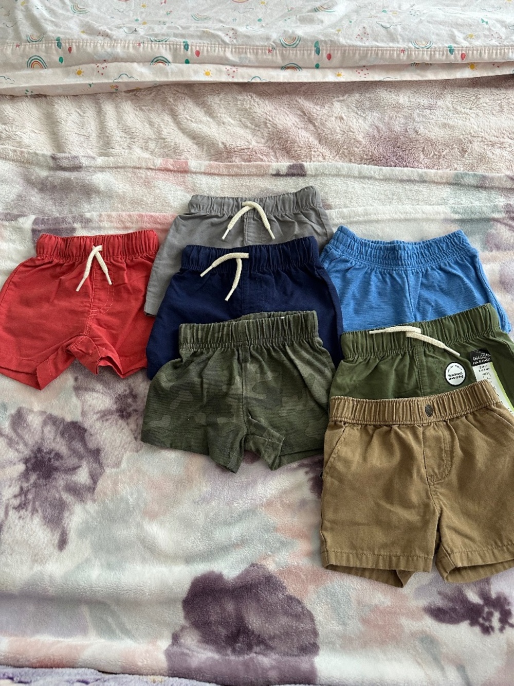 7 pair boys shorts